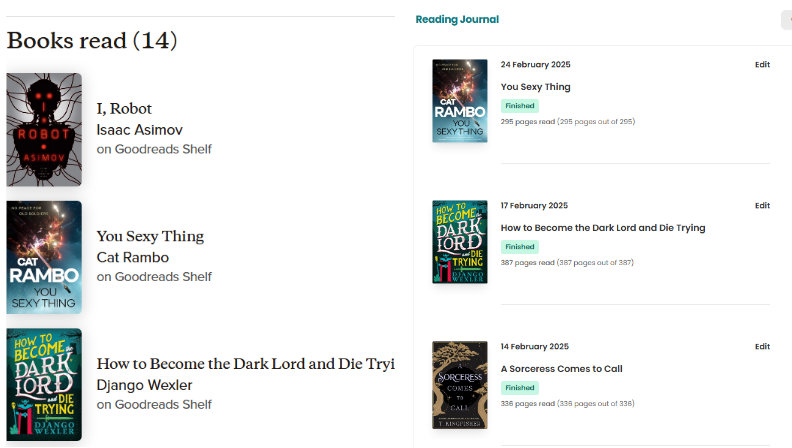 Goodreads to Storygraph sync