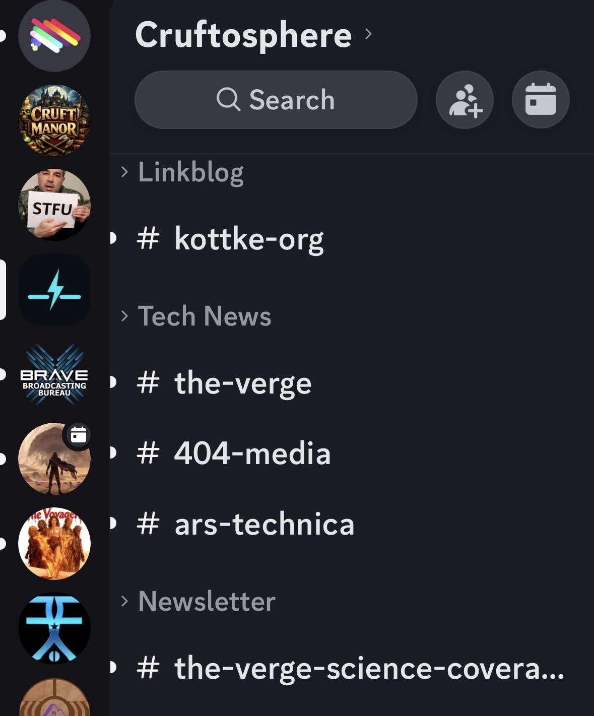 Wireburst: RSS feeds in Discord, because email is the devil